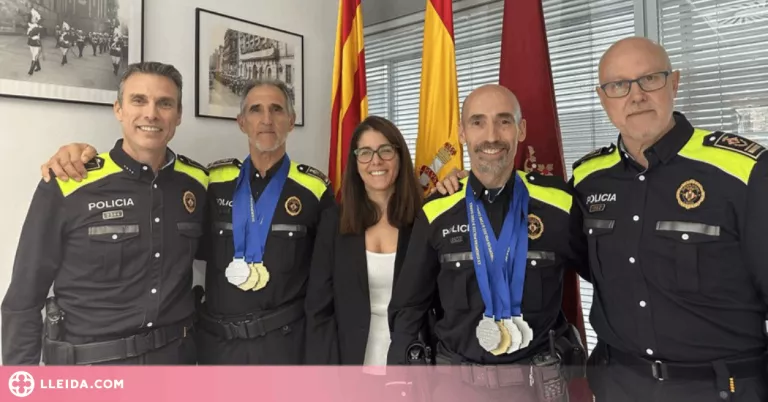 La Guàrdia Urbana de Lleida aconsegueix 6 medalles als Jocs Europeus de Policies i Bombers