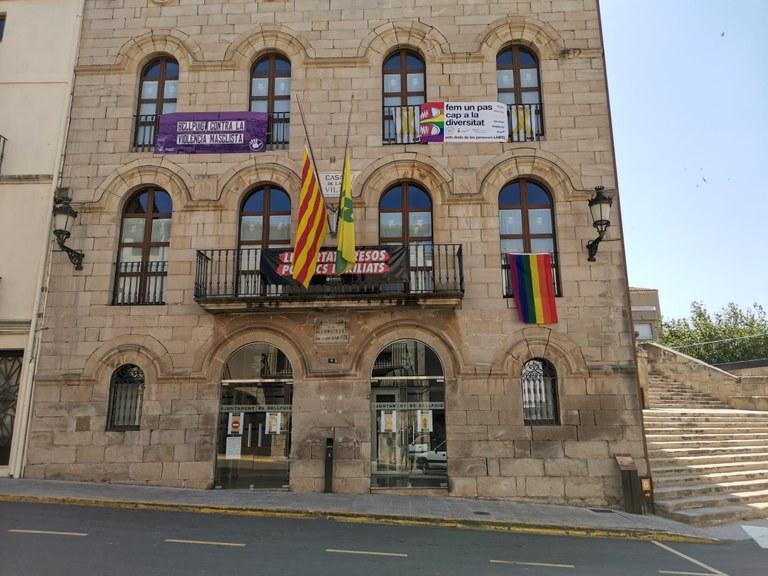 Proves PCR preventives per un positiu de covid-19 a l'Ajuntament de Bellpuig