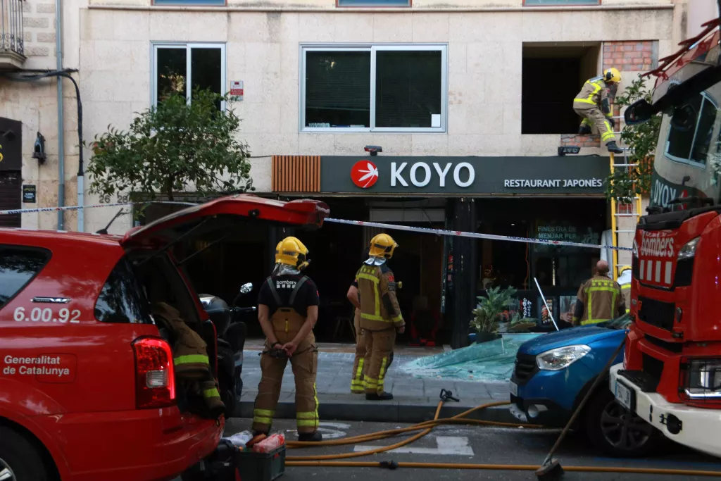 ⏯️ Set ferits per una explosió en un restaurant japonès que no estava obert