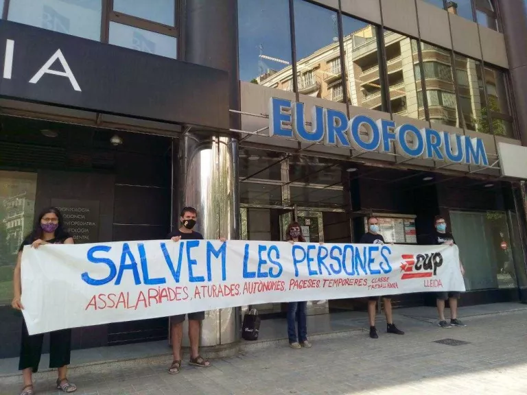 La CUP de Lleida proposa un Ingrés Universal per a les persones confinades del Segrià