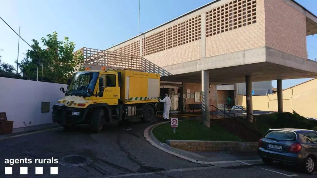 Els Agents Rurals desinfecten zones sensibles del Baix Segrià