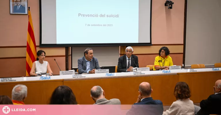 Per primera vegada Salut incorporarà l'atenció als supervivents d'una mort per suïcidi