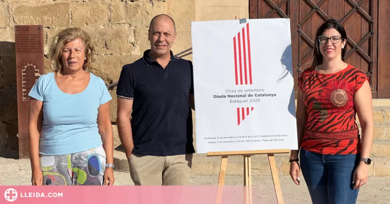Balaguer celebrarà la Diada nacional amb diversos actes de commemoració