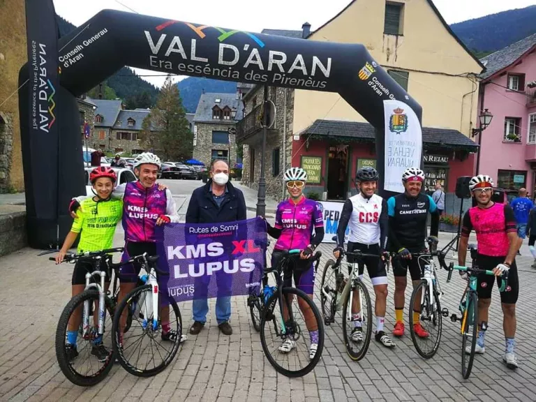 L'aranès Pep Vega culmina el desafiament de 275 km fins a Vielha