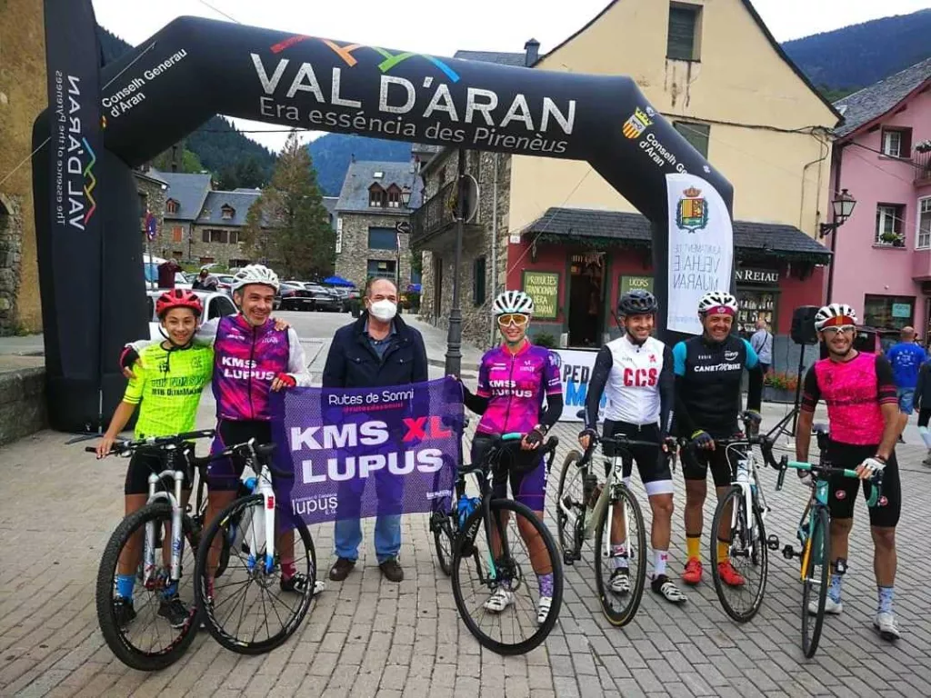 L'aranès Pep Vega culmina el desafiament de 275 km fins a Vielha