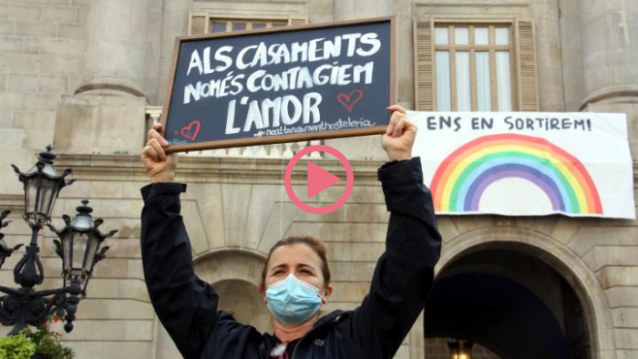 ⏯️ El sector dels casaments protesta contra les noves restriccions i exigeix una reducció d'impostos