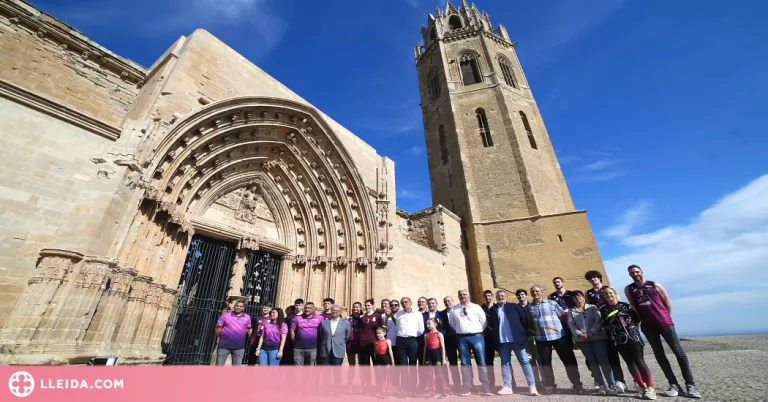 Els clubs esportius de Lleida, units pel color bordeus