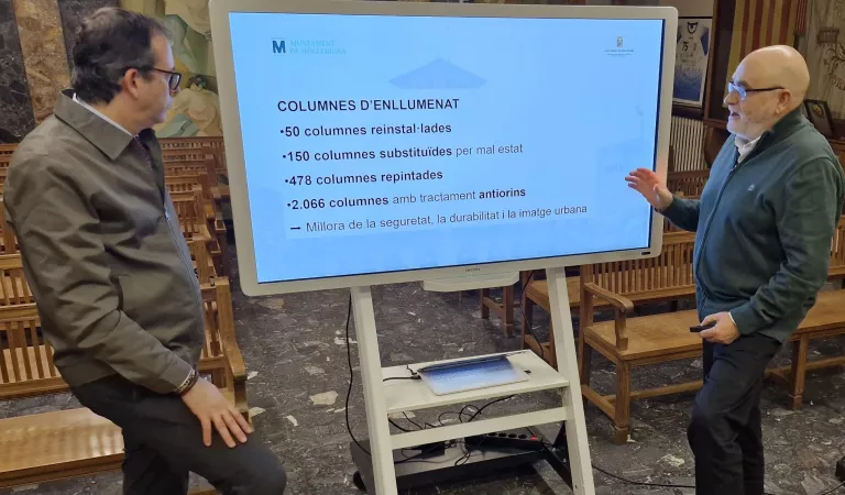 Mollerussa modernitza la xarxa elèctrica i reduirà el consum energètic en un 71%