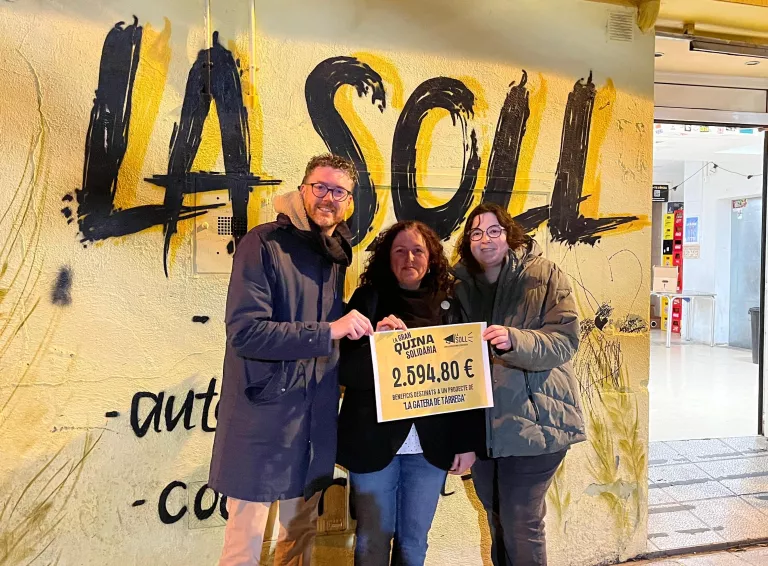 La recaptació de la Gran Quina Solidària de La Soll es destina a l’esterilització de gats de carrer