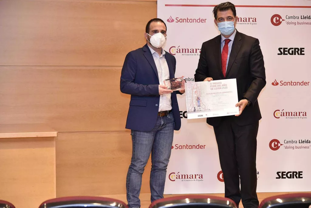 Técnicas Mecánicas Ilerdenses, pime de l’any 2020 de Lleida