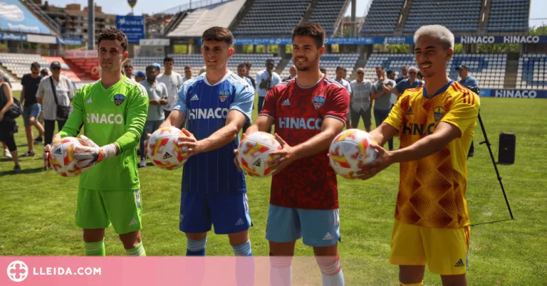⏯️ Així són les noves equipacions del Lleida Esportiu per la temporada 23/24