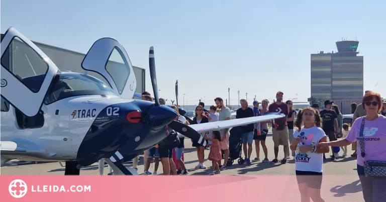 Èxit de visitants a la Fira aeronàutica LleidaAirChallenge, enguany arriba als 5.500