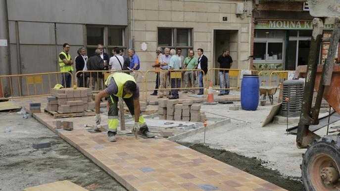 Recta final de la reforma dels carrers de Noguerola