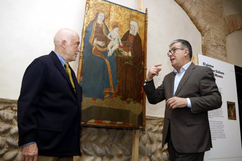 ⏯️ El Museu de Lleida rep en dipòsit una taula gòtica del segle XV adquirida a París