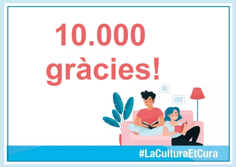 Més de 10.000 persones han seguit els directes de la campanya #LaCulturaEtCura