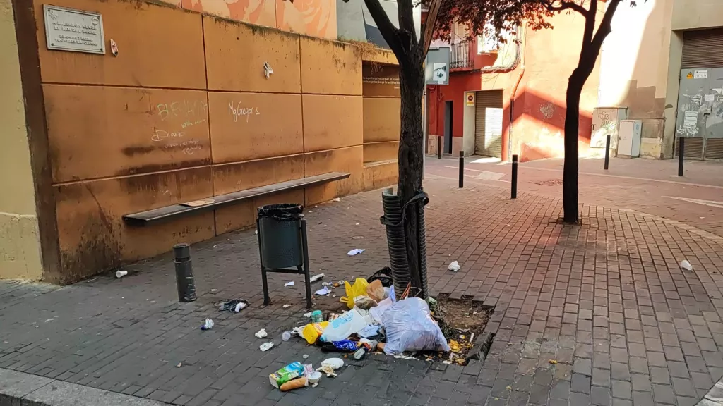 Denuncien l'acumulació de brutícia al Centre Històric de Lleida