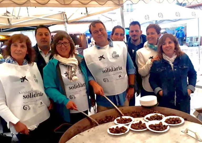 Caracolada solidària de la FECOLL a la Fira de Sant Ermengol