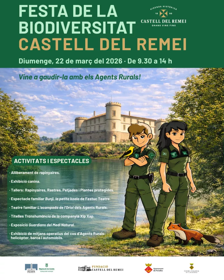 La Fundació Castell del Remei celebra la Festa de la Biodiversitat amb el Cos d’Agents Rurals