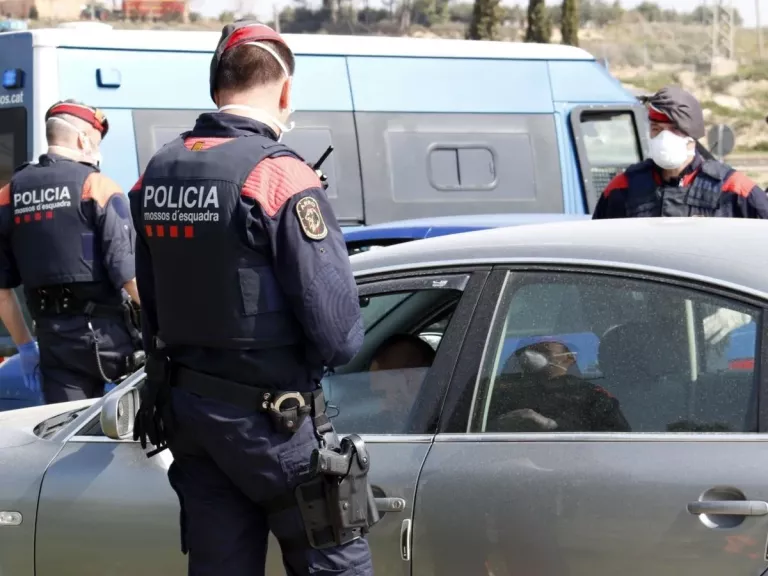 Detingut un home per portar droga al cotxe i una dona amb una ordre de recerca