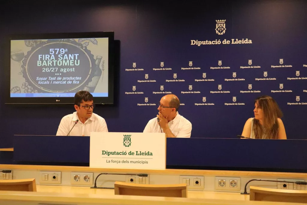 La 579a Fira de Sant Bartomeu d'Artesa de Segre adapta el seu format a l'onada de calor