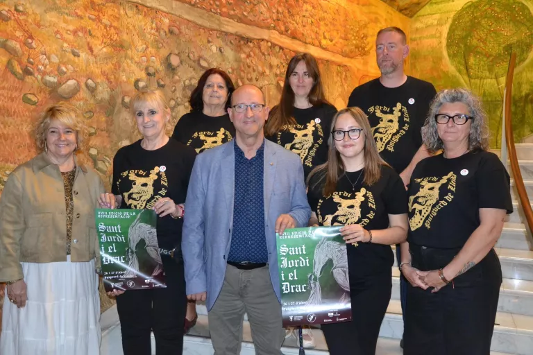 Puigverd de Lleida es transforma en un escenari medieval per a celebrar Sant Jordi