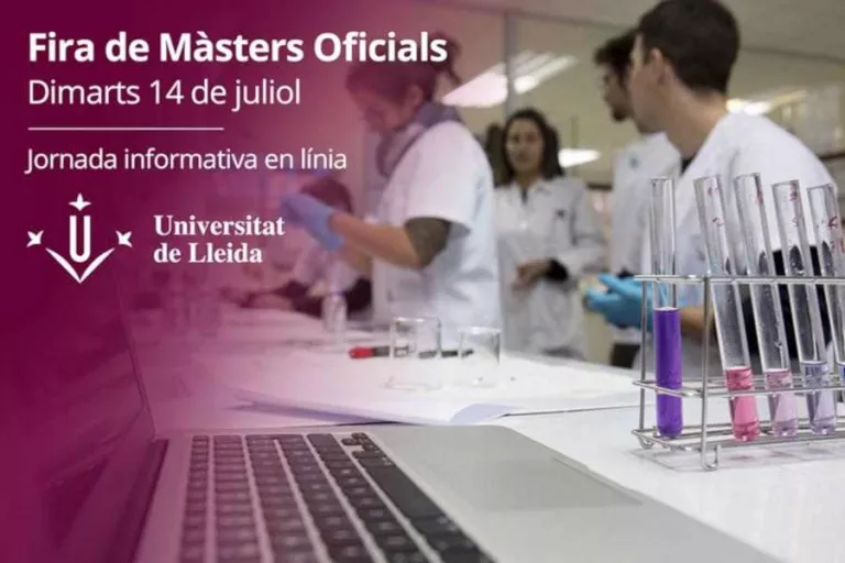 Jornada informativa en línia de màsters oficials de la UdL