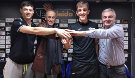 El Força Lleida lliga per tres anys dos promeses més