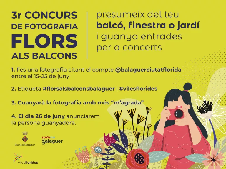 Balaguer organitza el 3r Concurs Flors als Balcons