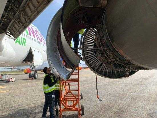 Comencen a l'aeroport de Lleida-Alguaire els treballs de reciclatge d'un Jumbo Boeing 747