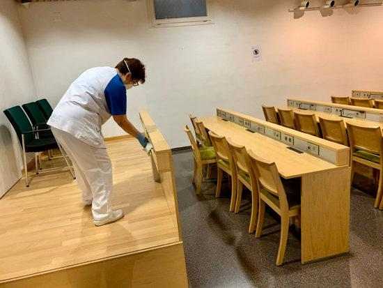 La Diputació de Lleida inicia la desinfecció dels seus edificis i instal·lacions
