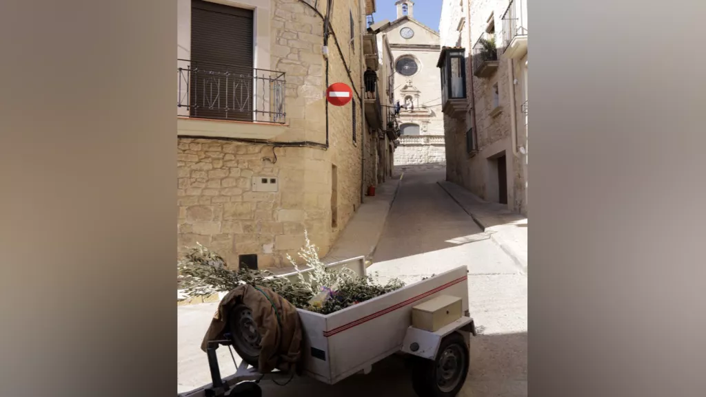 Les parròquies s'adapten al confinament per celebrar el Diumenge de Rams