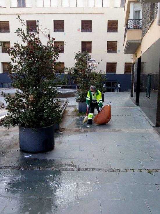 La Seu d'Urgell desinfecta els seus carrers