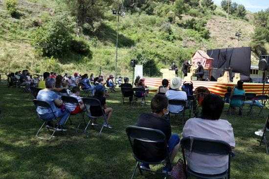 ⏯️ Corbins acull el primer espectacle a l'aire lliure amb públic a Catalunya