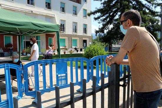 ⏯️ La residència de la Pobla rep les primeres visites de familiars