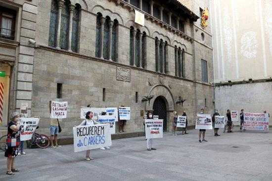 ⏯️ Els Mossos identifiquen un manifestant en defensa de "la vida abans que el capital" a Lleida