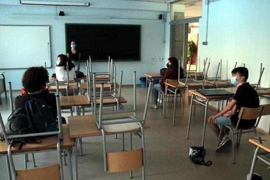 ⏯️ Baixa afluència d'alumnes en el retorn a les aules als instituts de Lleida
