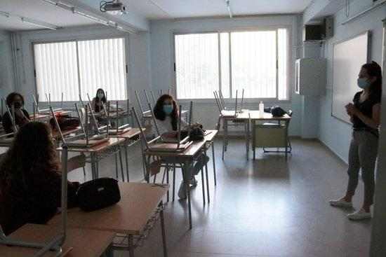 ⏯️ Baixa afluència d'alumnes en el retorn a les aules als instituts de Lleida
