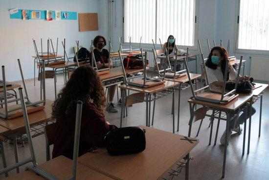 ⏯️ Baixa afluència d'alumnes en el retorn a les aules als instituts de Lleida