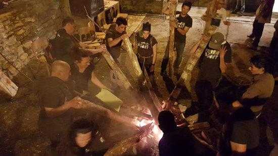 Sort celebra una baixada simbòlica de falles amb representants de cada poble del municipi