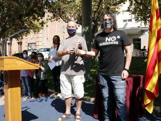 ⏯️ Bellpuig premia Oriol Mitjà pel seu compromís "a favor dels presos i en defensa de l'autodeterminació de Catalunya"