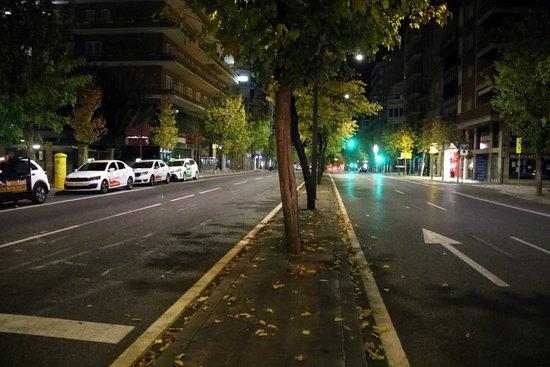 ⏯️ Els carrers de Lleida, pràcticament buits en la primera nit de toc de queda