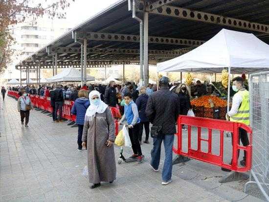 ⏯️ Mercats amb poca afluència de compradors