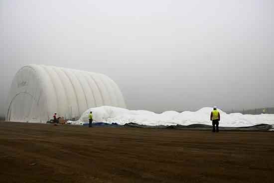 ⏯️ Instal·len un segon hangar de reparació i manteniment a l'aeroport de Lleida-Alguaire