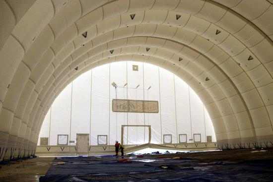 ⏯️ Instal·len un segon hangar de reparació i manteniment a l'aeroport de Lleida-Alguaire