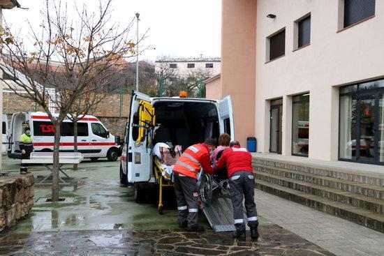 ⏯️ Trasllat de dotze pacients de l'Hospital Comarcal del Pallars a l'Alberg de Tremp