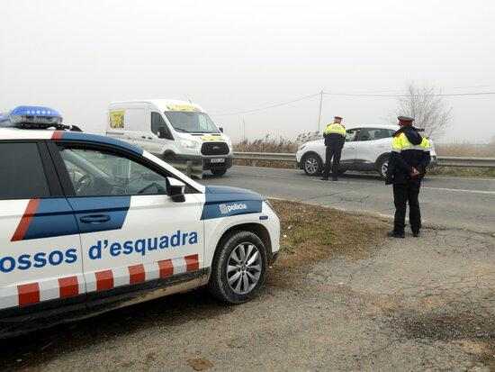 ⏯️ Controls policials als accessos de Linyola per dissuadir els veïns de sortir del poble