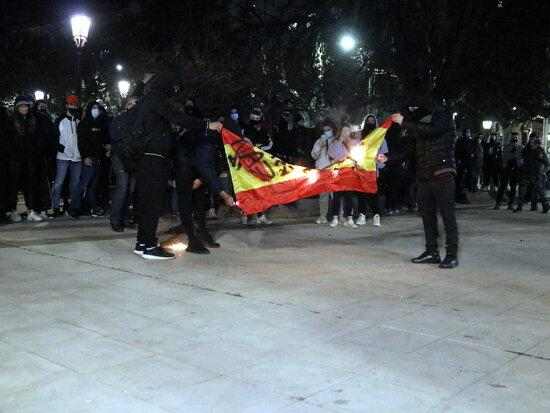 ⏯️ Nova nit d'aldarulls a Lleida contra l'empresonament de Hasel