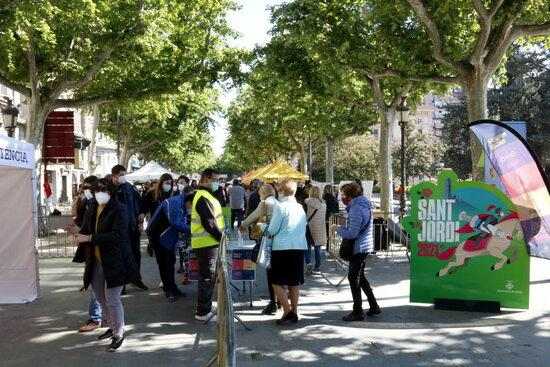 ⏯️ La Diada de Sant Jordi torna als carrers de Lleida