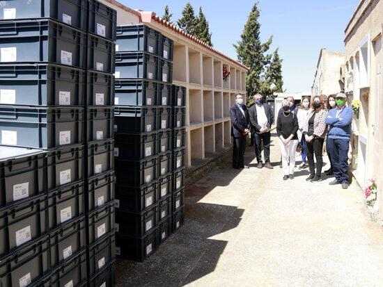 ⏯️ Enterren a Soleràs les restes de les 137 persones recuperades en una fossa comú del municipi