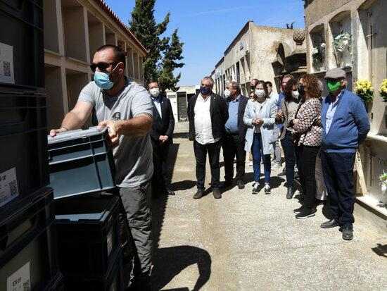⏯️ Enterren a Soleràs les restes de les 137 persones recuperades en una fossa comú del municipi